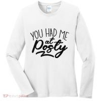 You Had Me At Posty Women's Long Sleeve Shirt thumb 0
