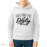 You Had Me At Posty Kids Hoodie thumb 4