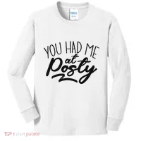 You Had Me At Posty Kids Long Sleeve Shirt thumb 0