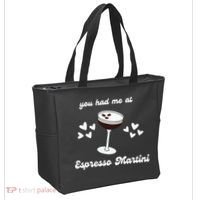 You Had Me At Espresso Martini Booze Coffee Bartender Tote Bag thumb 2