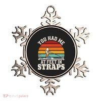 You Had Me At Feet In Straps Funny Pilates Ornament thumb 0