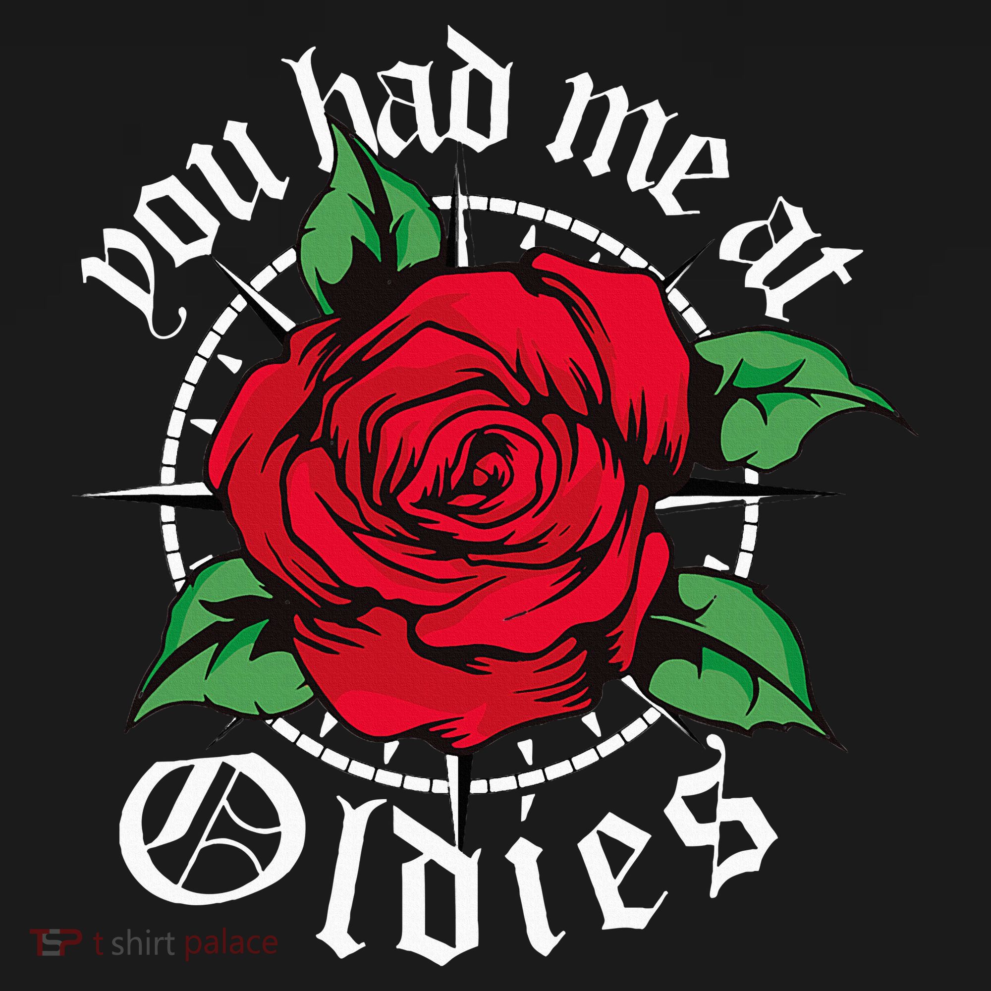 You Had Me At Oldies Red Roses Oldies Women's Hoodie