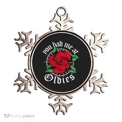 You Had Me At Oldies Red Roses Oldies Ornament