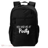 You Had Me At Posty Backpack thumb 0