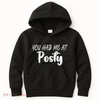 You Had Me At Posty Kids Hoodie thumb 0