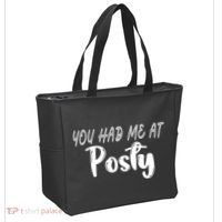 You Had Me At Posty Tote Bag thumb 2
