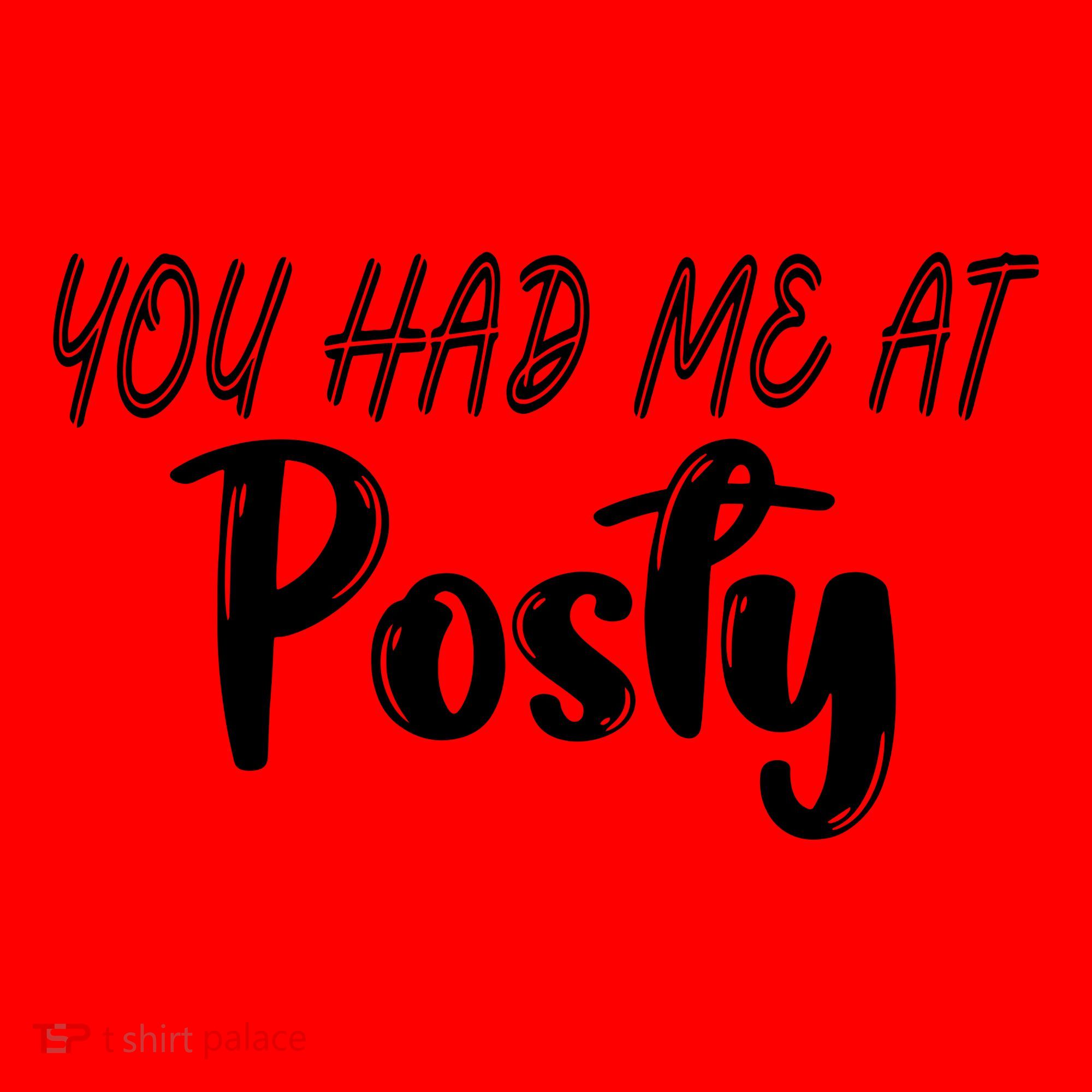 You Had Me At Posty Santa Hat