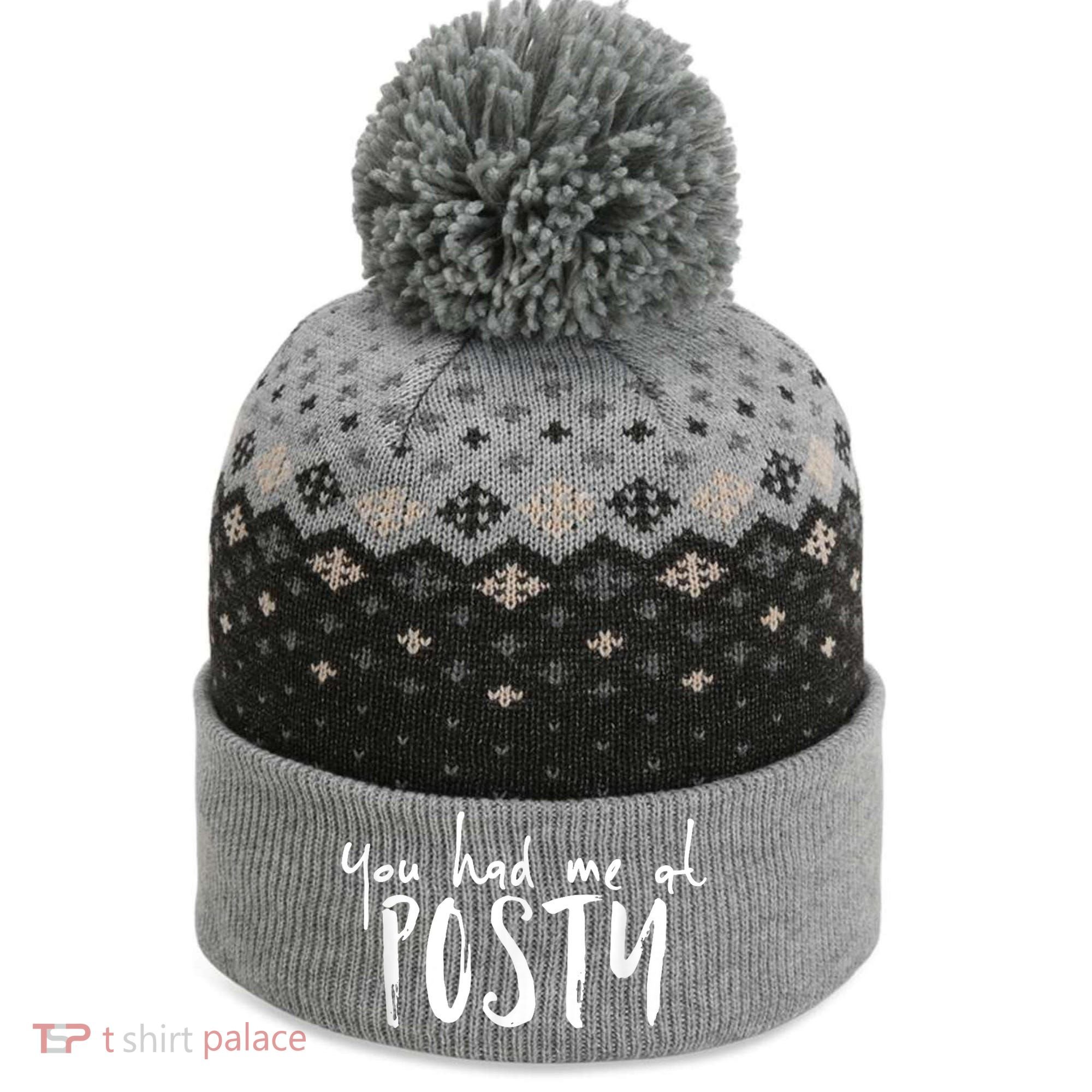 You Had Me At Posty The Baniff Cuffed Pom Beanie