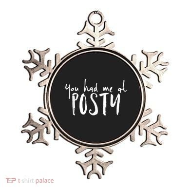 You Had Me At Posty Ornament
