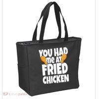 You Had Me At Fried Chicken Food Lover Tote Bag thumb 2
