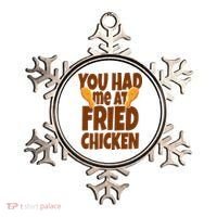 You Had Me At Fried Chicken Food Lover Ornament thumb 0
