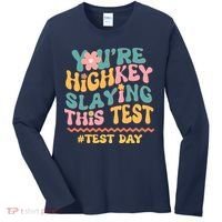 You're Highkey Slaying This Test # TEST DAY Women's Long Sleeve Shirt thumb 0