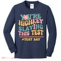You're Highkey Slaying This Test # TEST DAY Kids Long Sleeve Shirt thumb 0