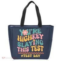 You're Highkey Slaying This Test # TEST DAY Tote Bag thumb 0