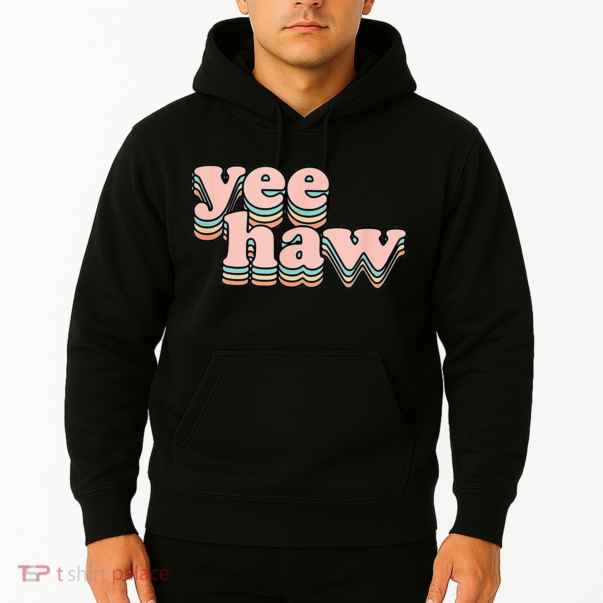 Yeehaw Howdy Space Cow Hoodie