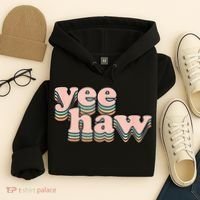 Yeehaw Howdy Space Cow Hoodie thumb 4