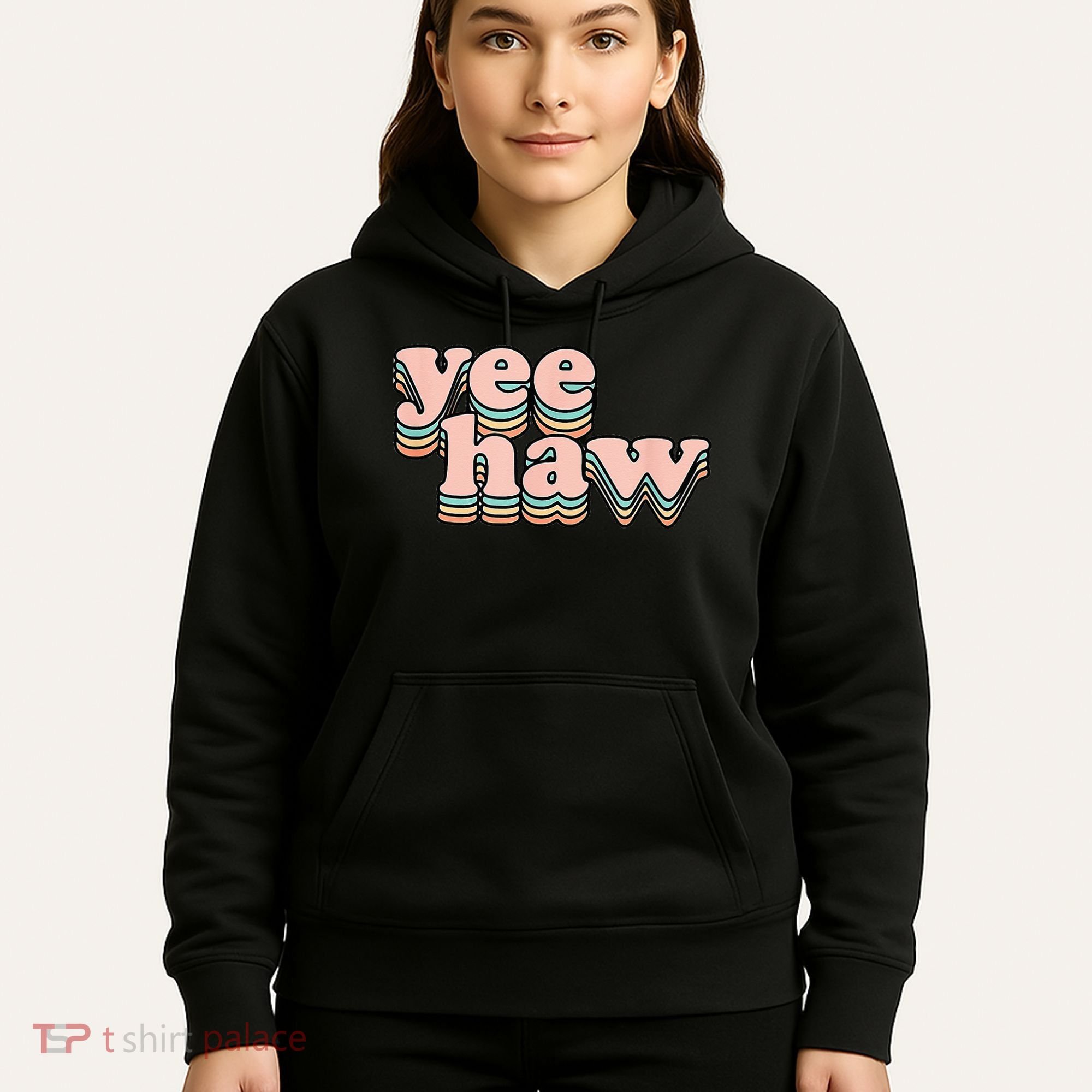 Yeehaw Howdy Space Cow Hoodie