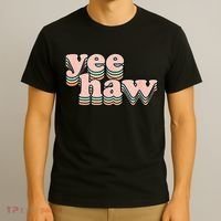 Yeehaw Howdy Space Cow T-Shirt thumb 3
