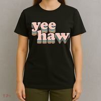 Yeehaw Howdy Space Cow T-Shirt thumb 4