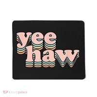 Yeehaw Howdy Space Cow Mousepad thumb 0