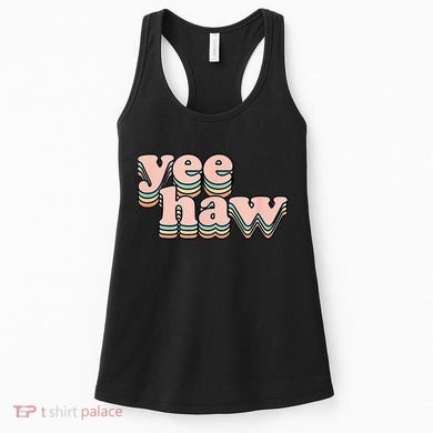 Yeehaw Howdy Space Cow Women's Tank Top