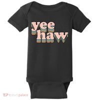 Yeehaw Howdy Space Cow Baby Bodysuit thumb 0