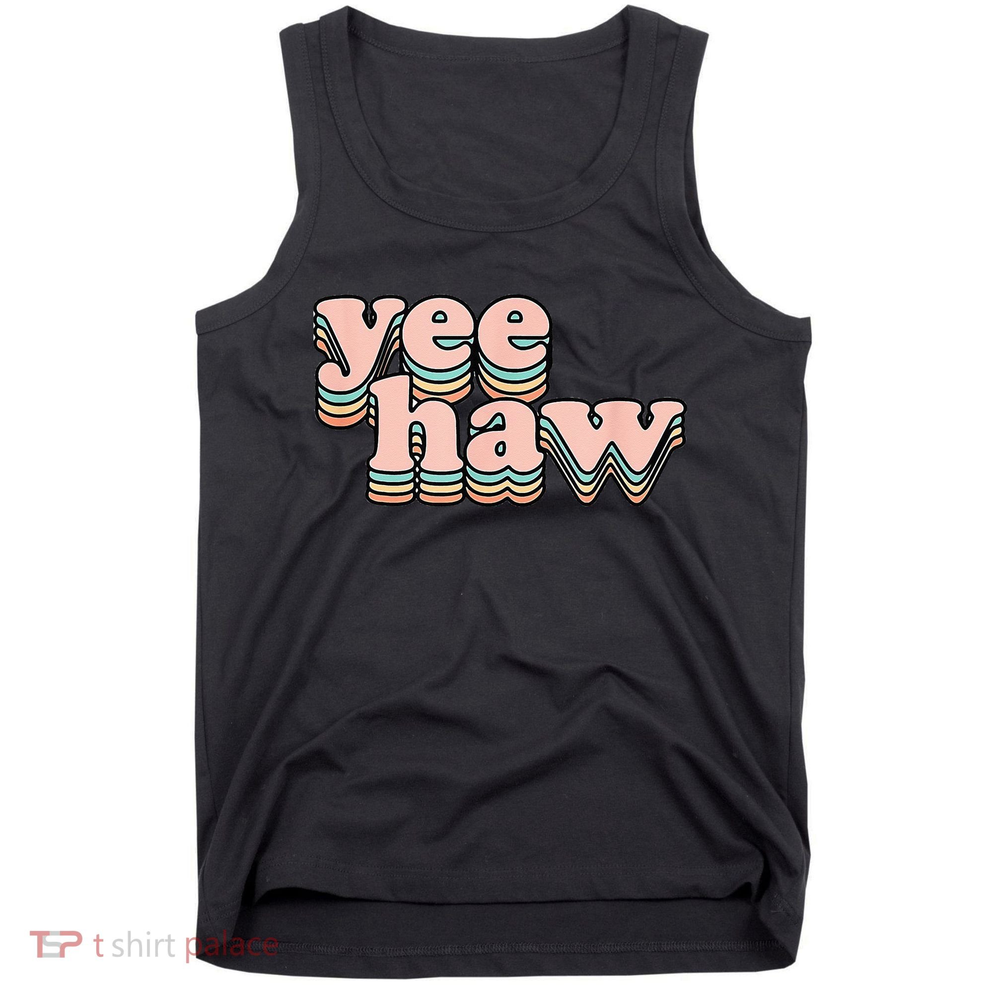 Yeehaw Howdy Space Cow Tank Top