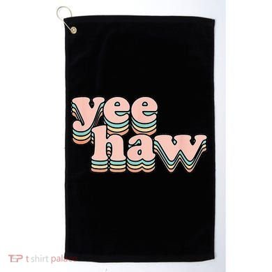 Yeehaw Howdy Space Cow Golf Towel