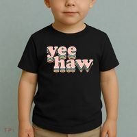 Yeehaw Howdy Space Cow Toddler T-Shirt thumb 2