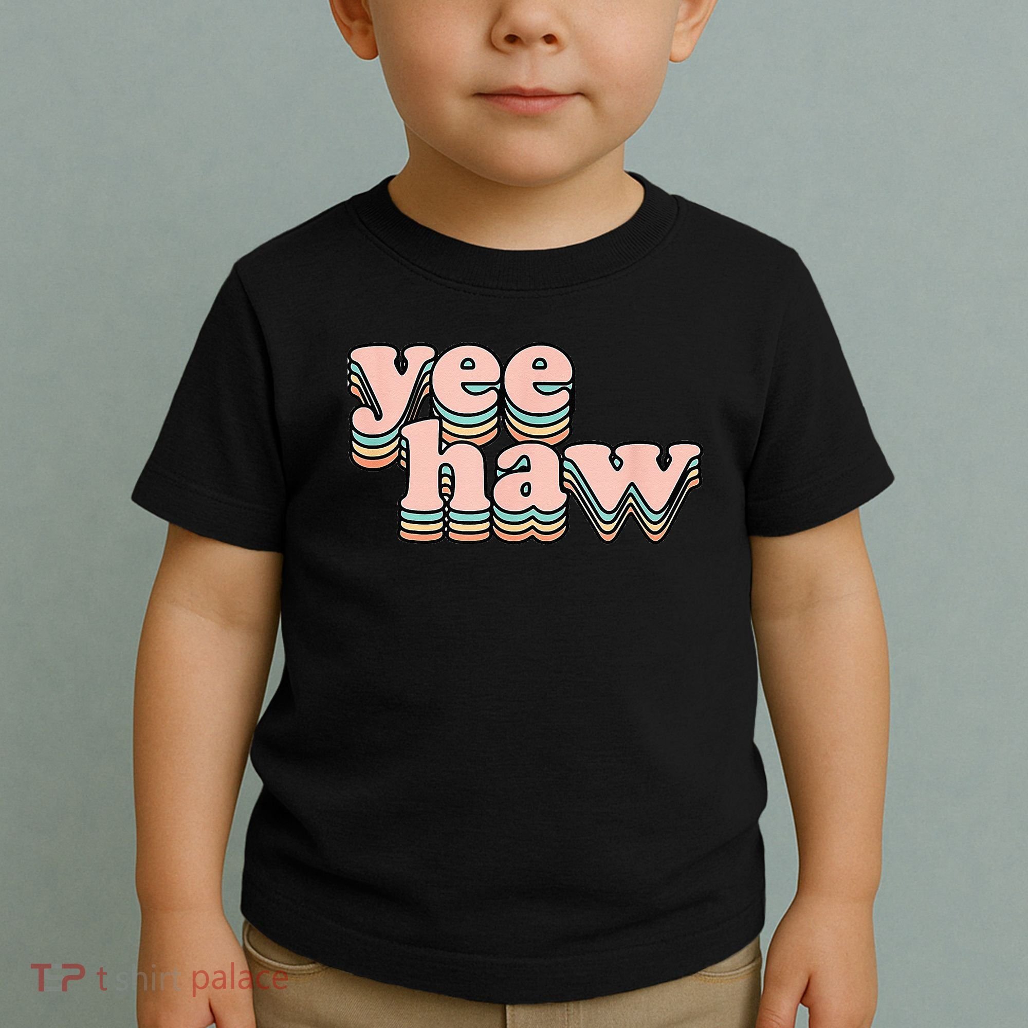 Yeehaw Howdy Space Cow Toddler T-Shirt