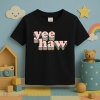 Yeehaw Howdy Space Cow Toddler T-Shirt thumb 3