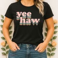 Yeehaw Howdy Space Cow Women's T-Shirt thumb 2