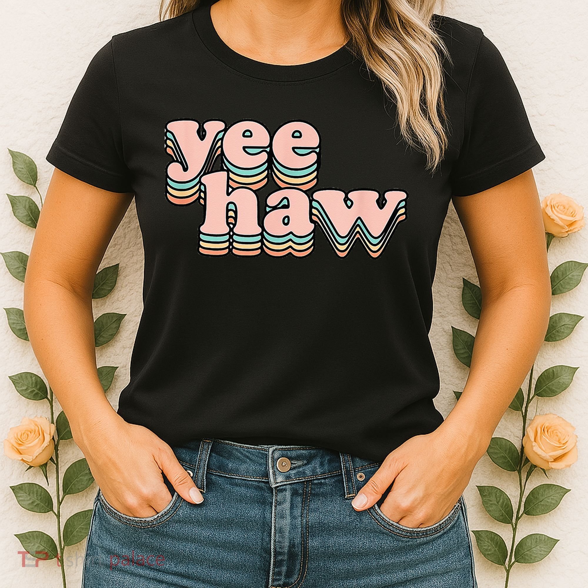 Yeehaw Howdy Space Cow Women's T-Shirt