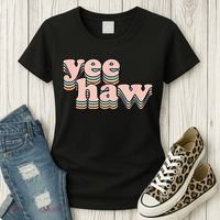 Yeehaw Howdy Space Cow Women's T-Shirt thumb 3