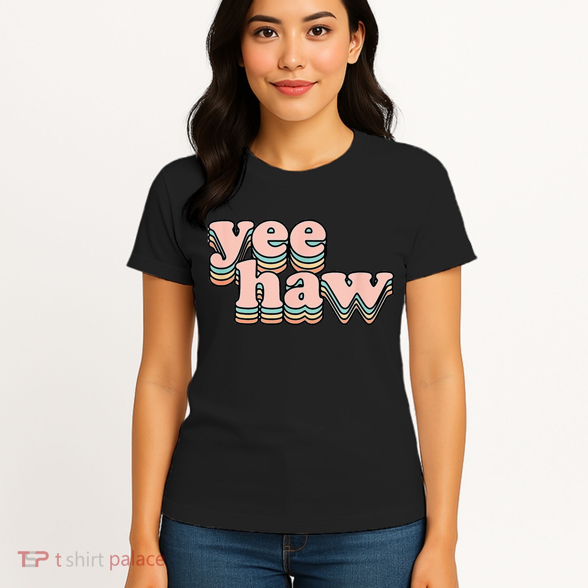 Yeehaw Howdy Space Cow Women's T-Shirt