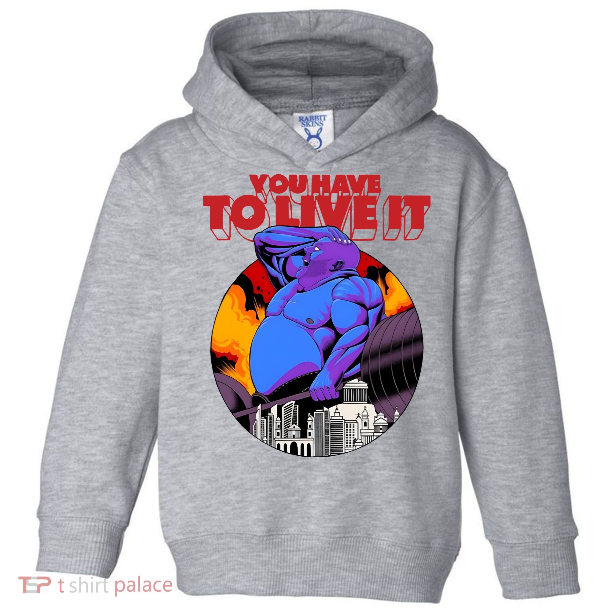 You Have To Live It Kyriakos Grizzly Toddler Hoodie