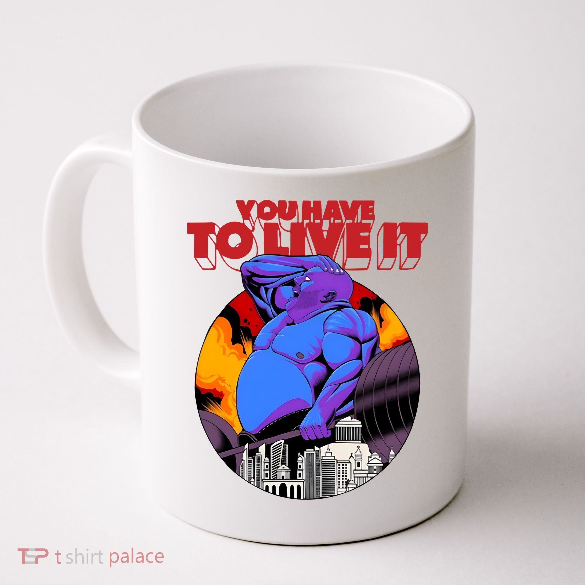 You Have To Live It Kyriakos Grizzly Coffee Mug