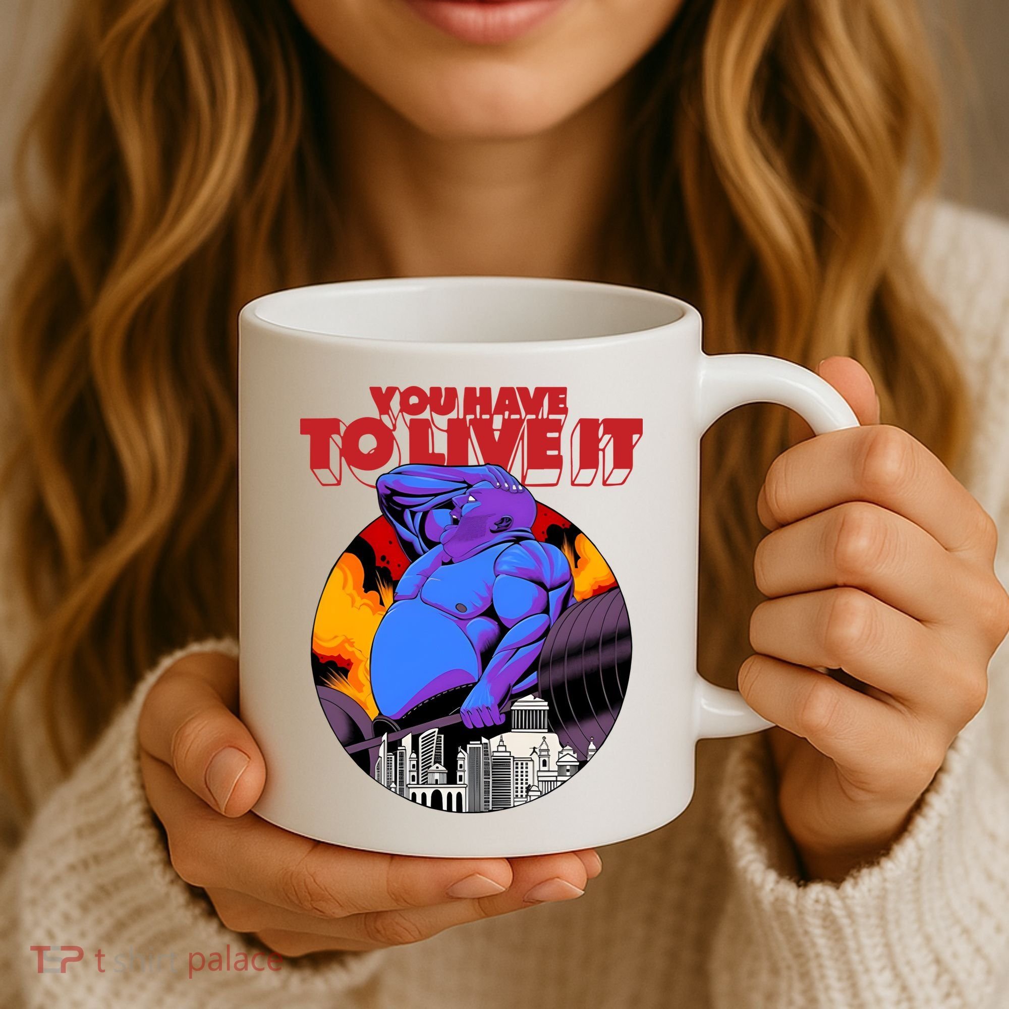 You Have To Live It Kyriakos Grizzly Coffee Mug