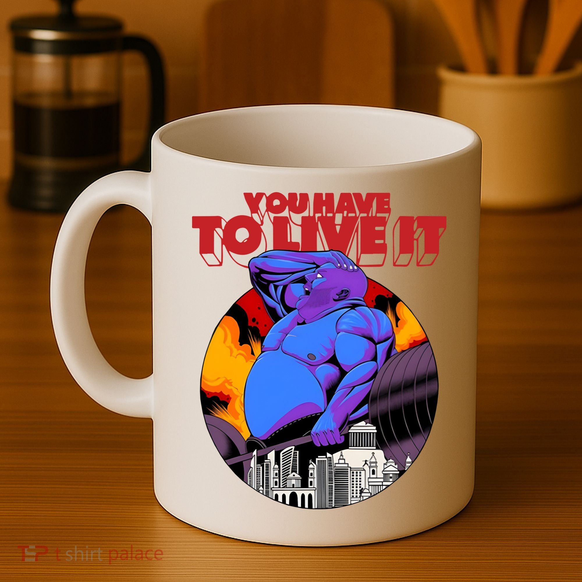 You Have To Live It Kyriakos Grizzly Coffee Mug