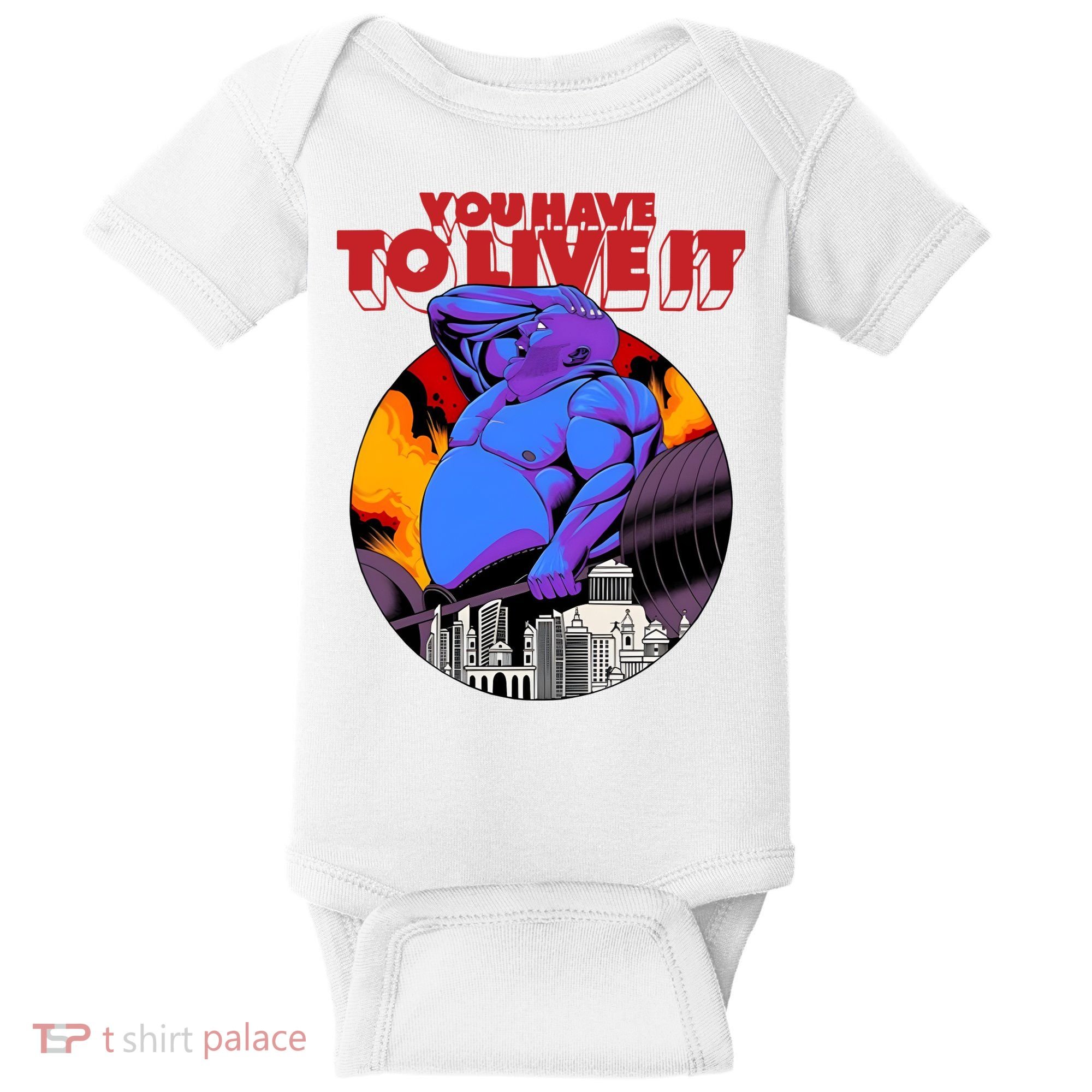 You Have To Live It Kyriakos Grizzly Baby Bodysuit