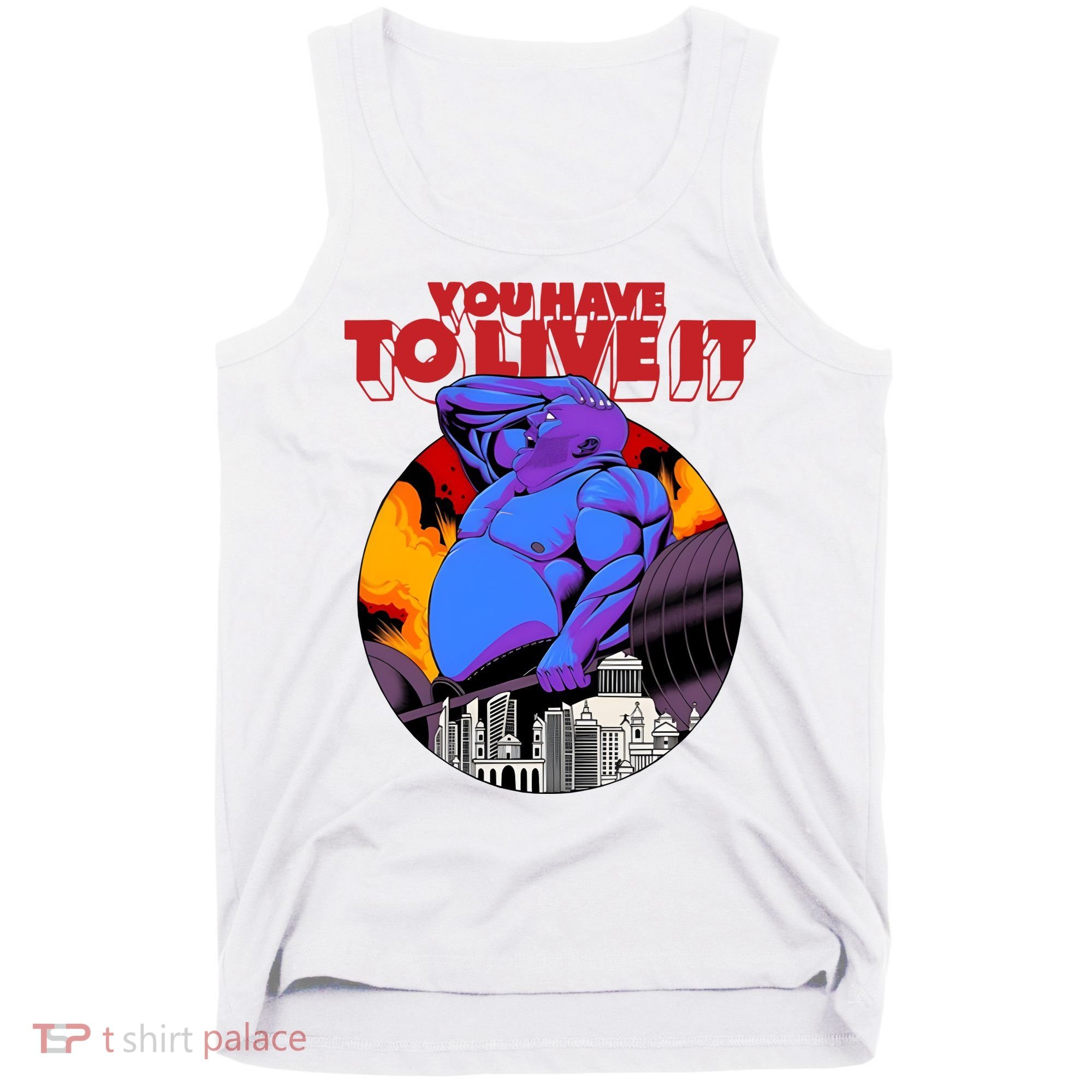 You Have To Live It Kyriakos Grizzly Tank Top