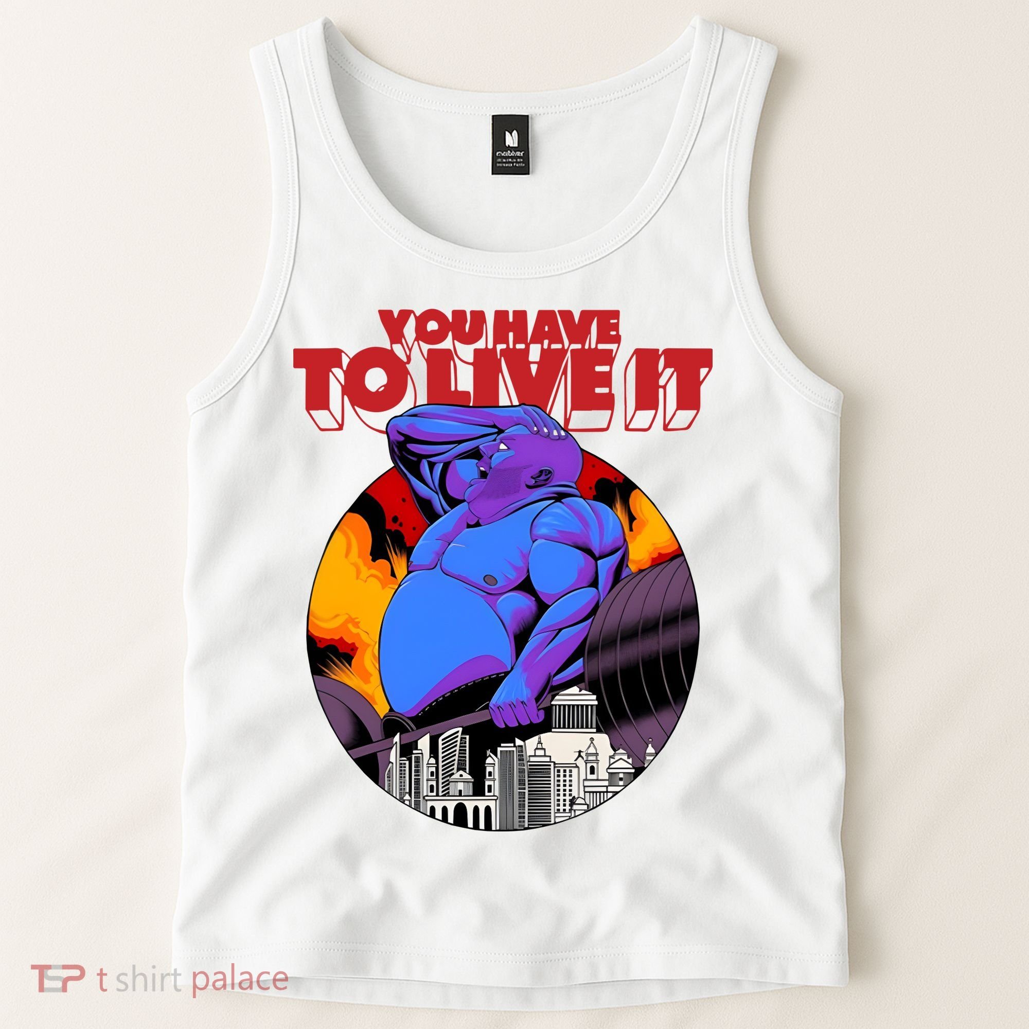 You Have To Live It Kyriakos Grizzly Tank Top
