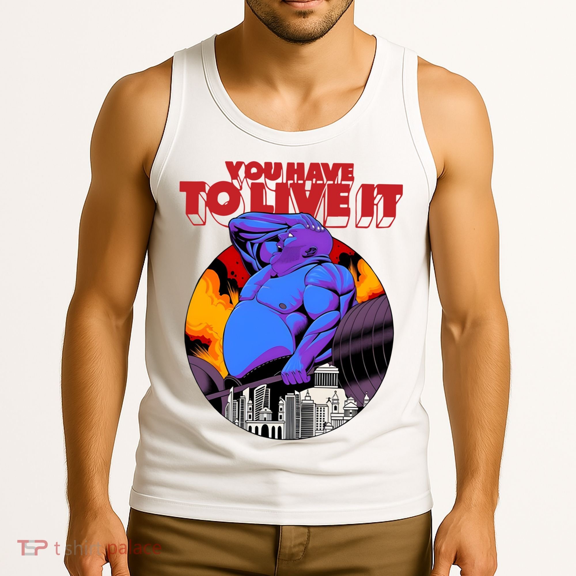 You Have To Live It Kyriakos Grizzly Tank Top