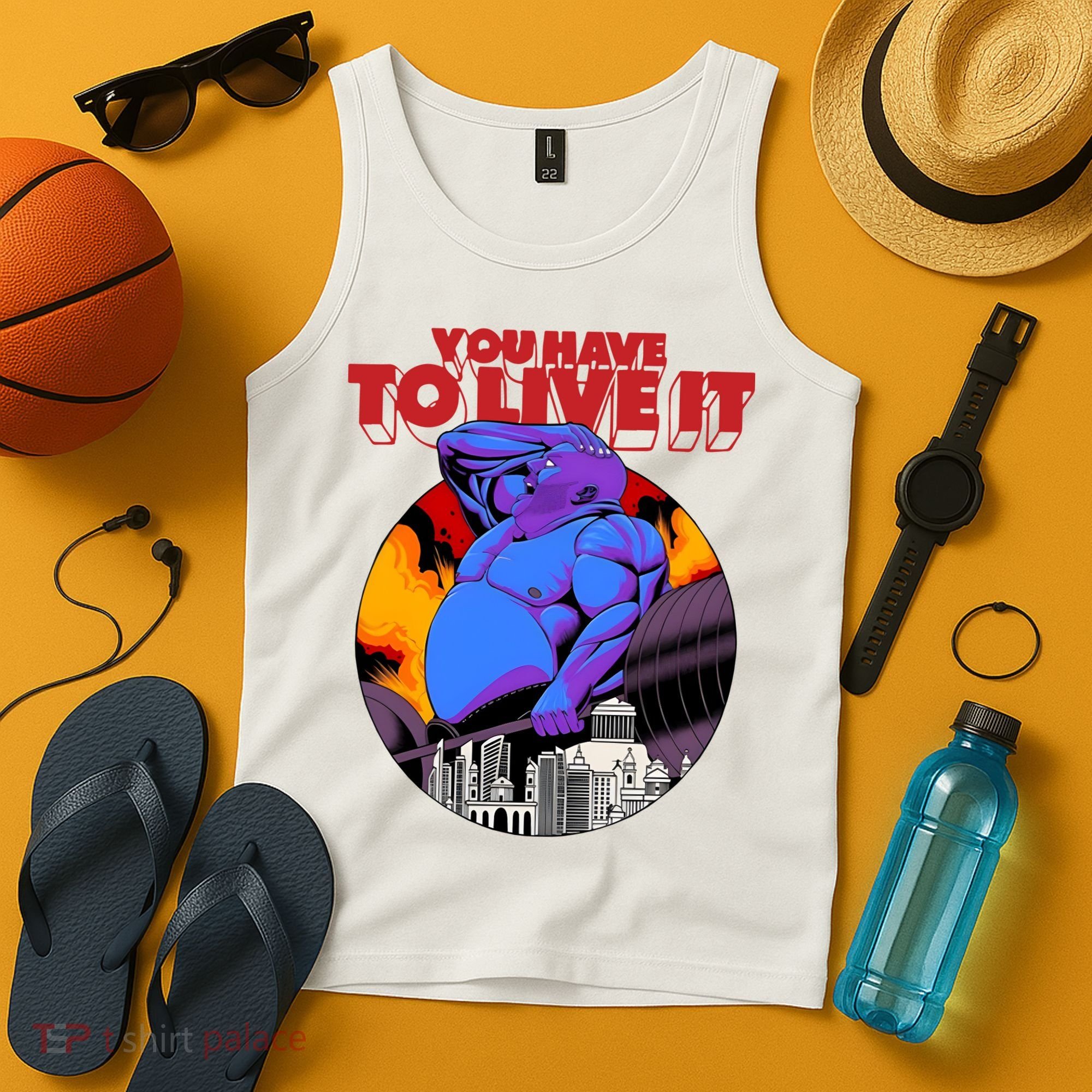 You Have To Live It Kyriakos Grizzly Tank Top
