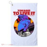 You Have To Live It Kyriakos Grizzly Golf Towel thumb 0