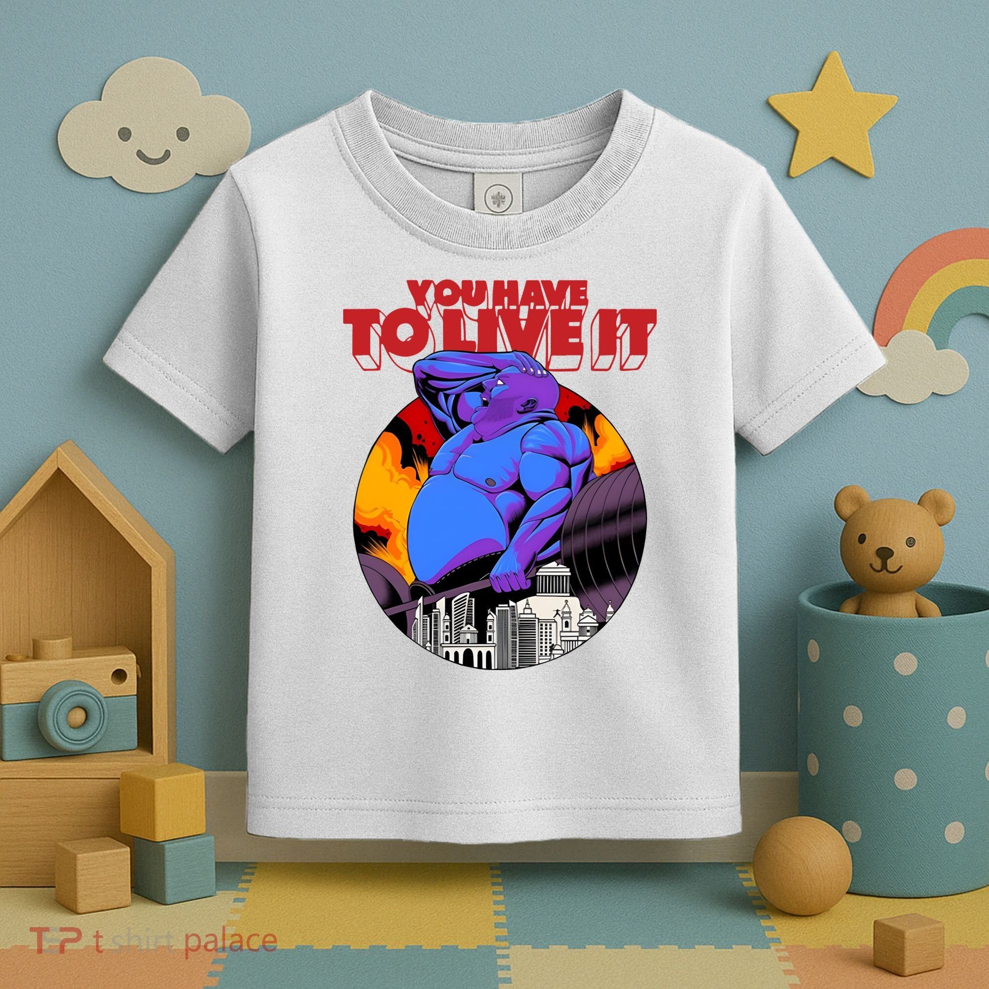 You Have To Live It Kyriakos Grizzly Toddler T-Shirt