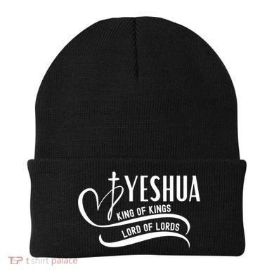 Yeshua Hamashiach The Messianic Messiah Funny Gift Cool Gift Funny Gift Beanie