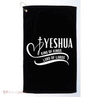 Yeshua Hamashiach The Messianic Messiah Funny Gift Cool Gift Funny Gift Golf Towel thumb 0