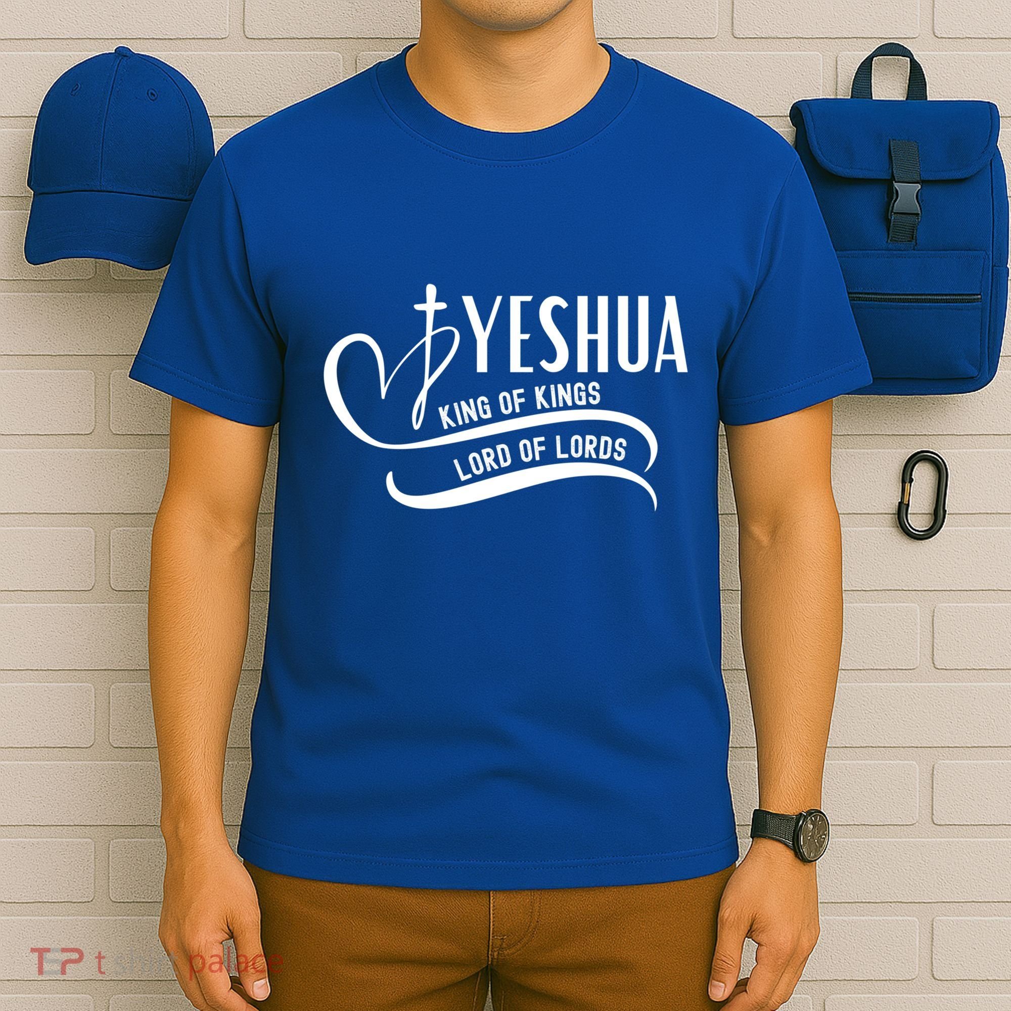 Yeshua Hamashiach The Messianic Messiah Funny Gift Cool Gift Funny Gift T-Shirt