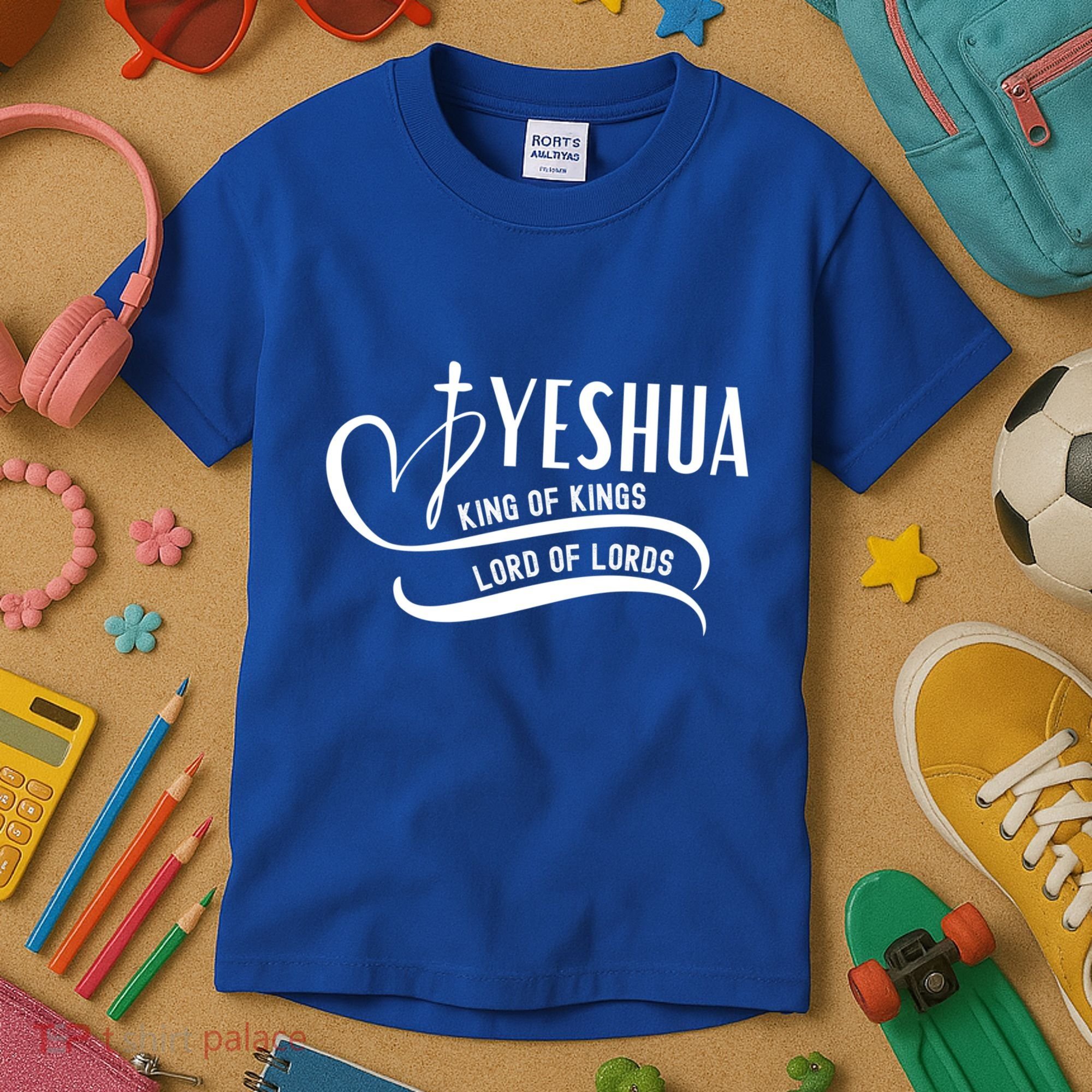 Yeshua Hamashiach The Messianic Messiah Funny Gift Cool Gift Funny Gift Kids T-Shirt